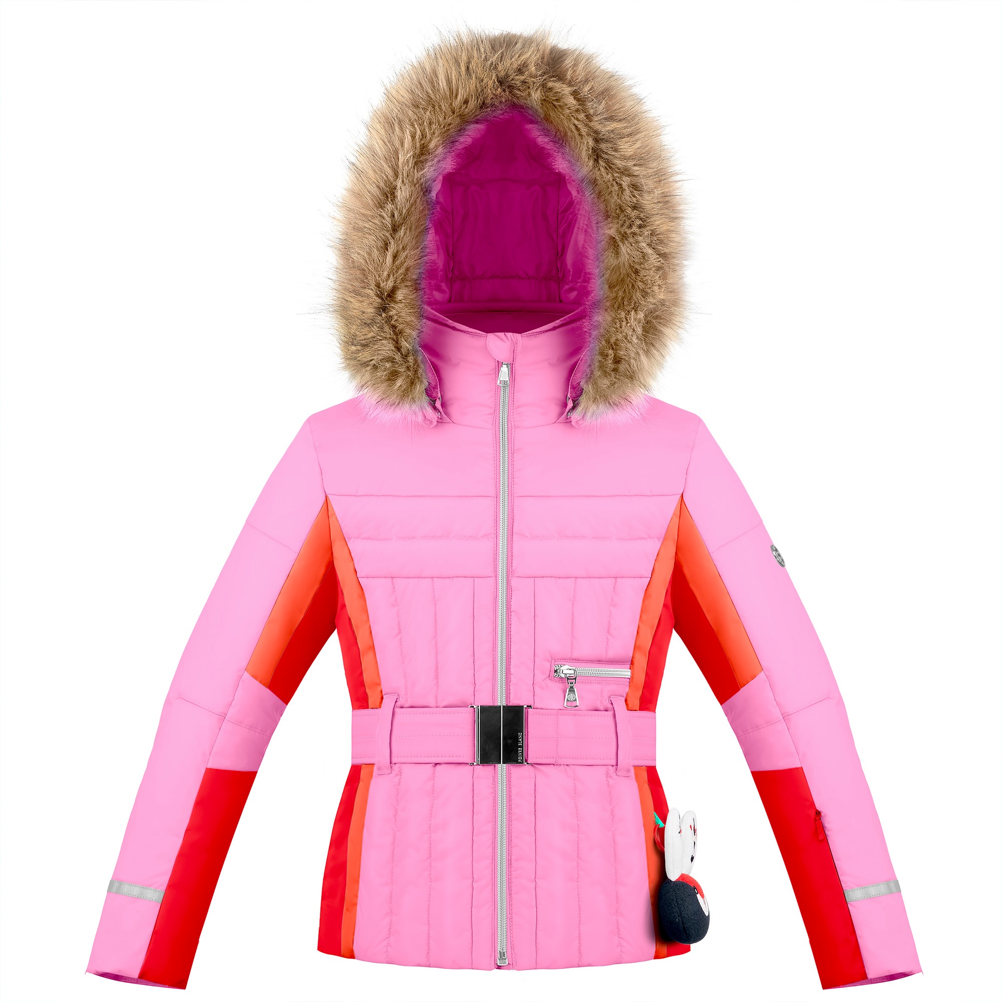 Geci Ski & Snow -  poivre blanc Belted Graphic Ski Jacket 274015