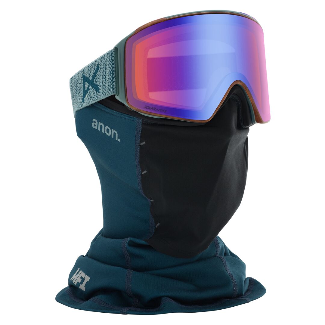  Ochelari Snowboard -  anon M4 Cylindrical Sonar Goggle + Spare Lens + MFI