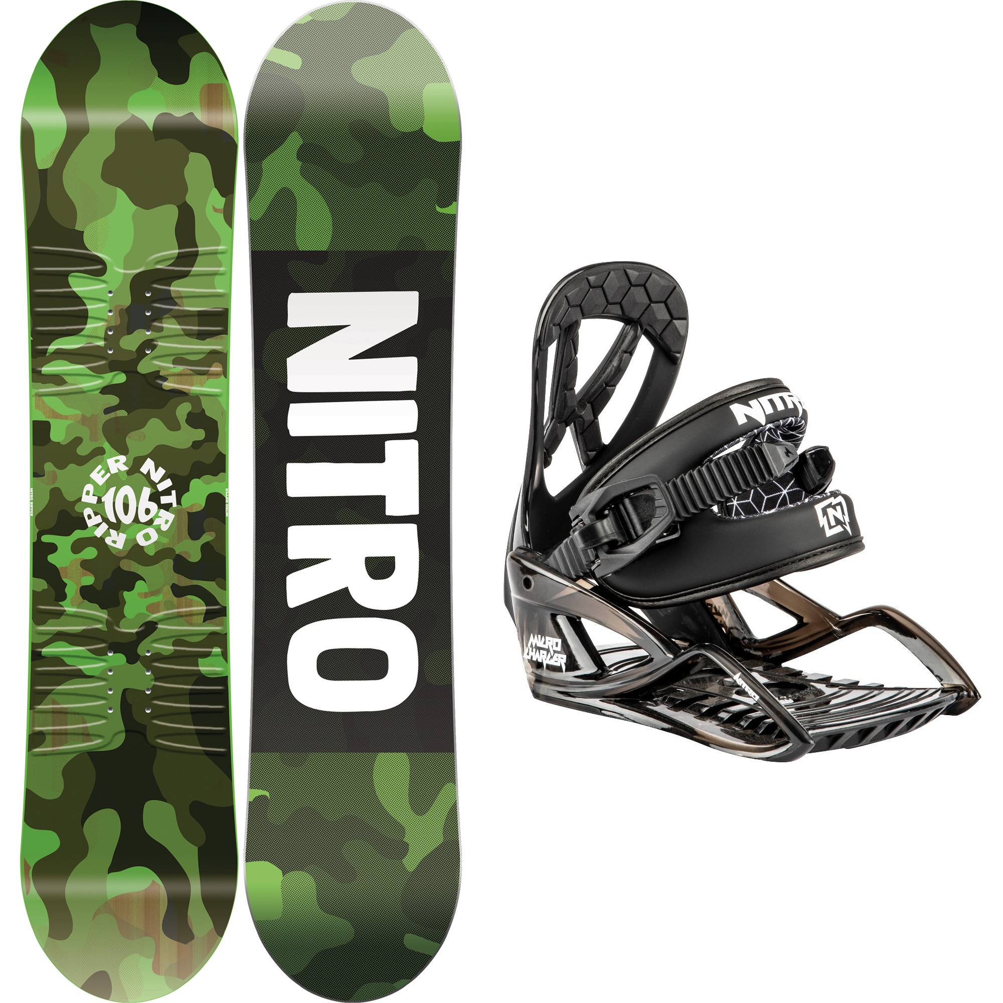 Kit Snowboard -  nitro RIPPER KIDS + CHARGER MICRO