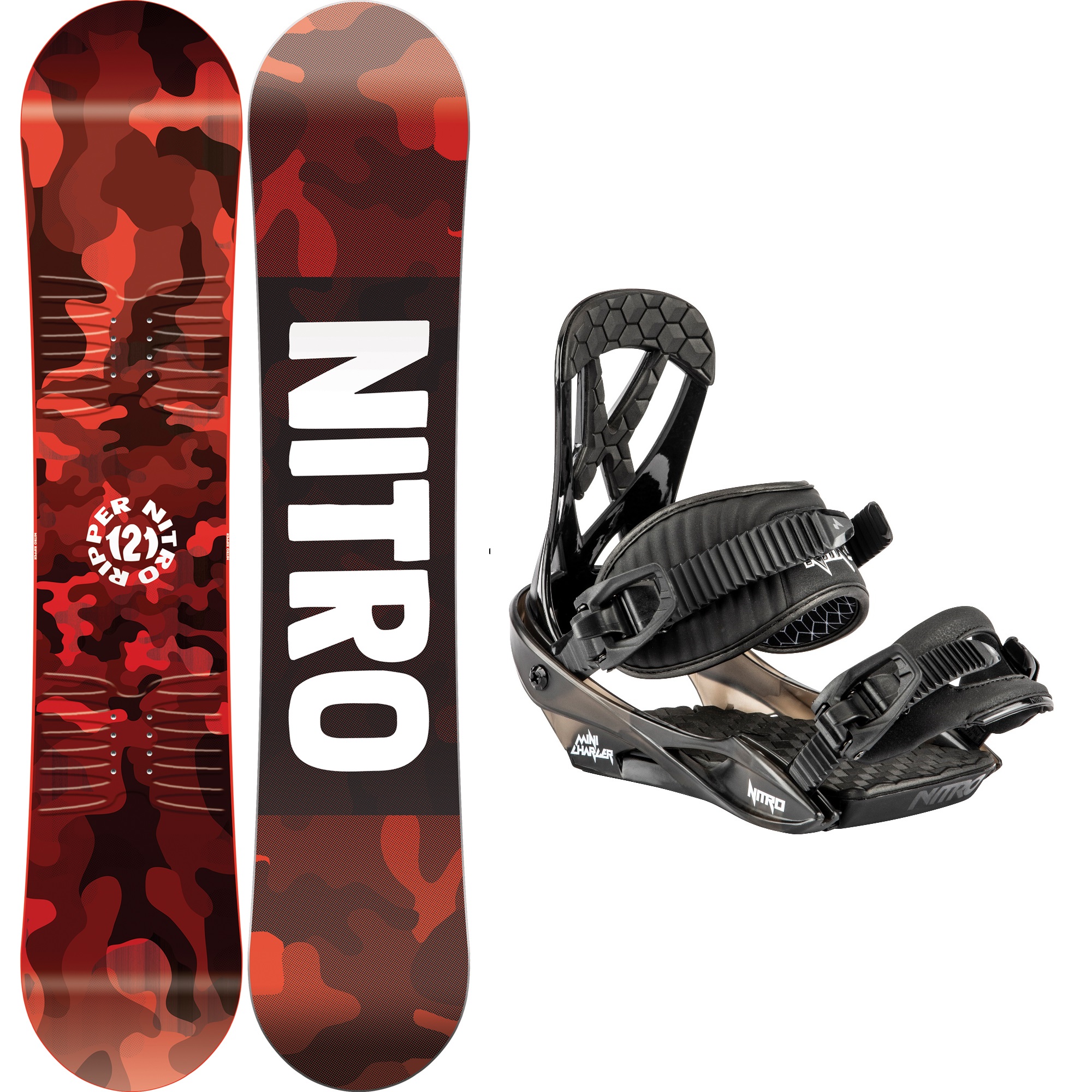 Kit Snowboard -  nitro RIPPER KIDS + CHARGER MINI