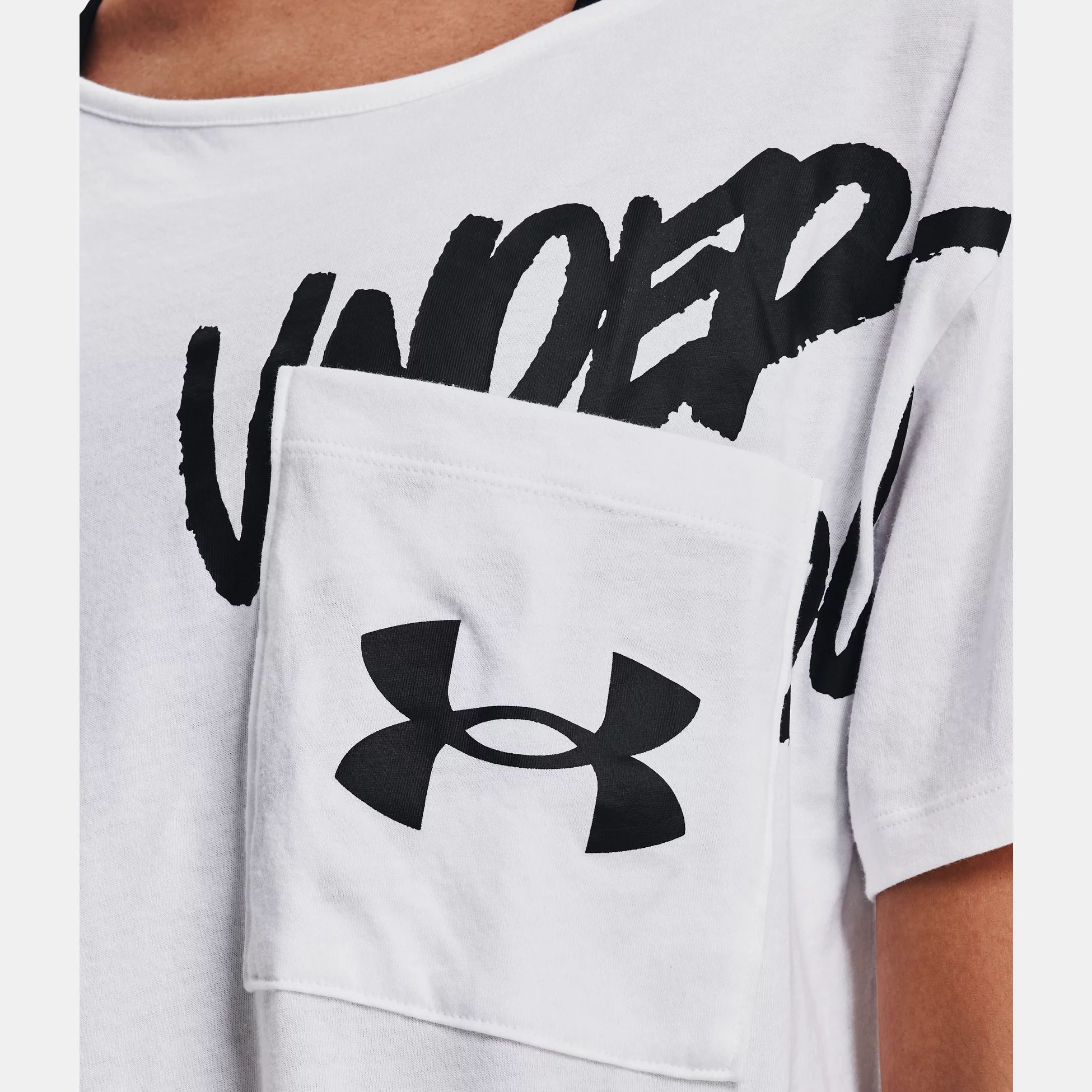 Tricouri & Polo -  under armour UA Oversized Wordmark Graphic T-Shirt