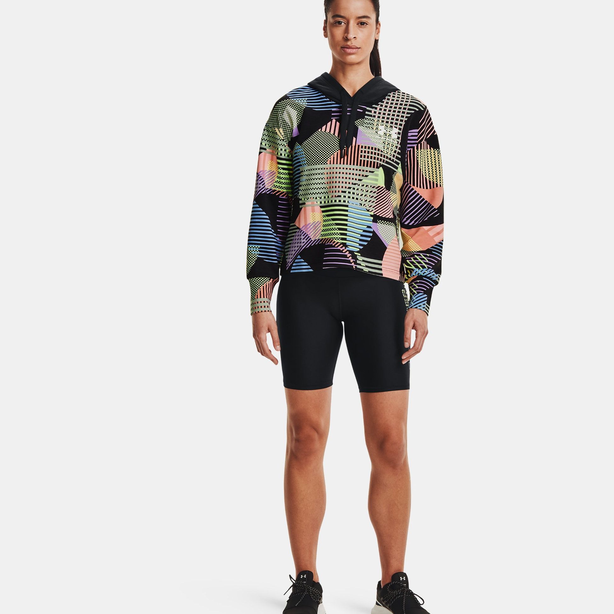 Hanorace & Pulovere -  under armour UA Rival Terry Geo Print Hoodie