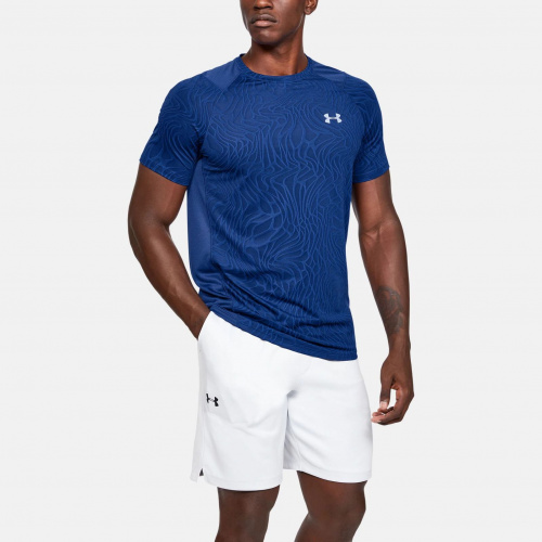 Îmbrăcăminte - Under Armour MK-1 Jacquard Short Sleeve 1562 | Fitness 